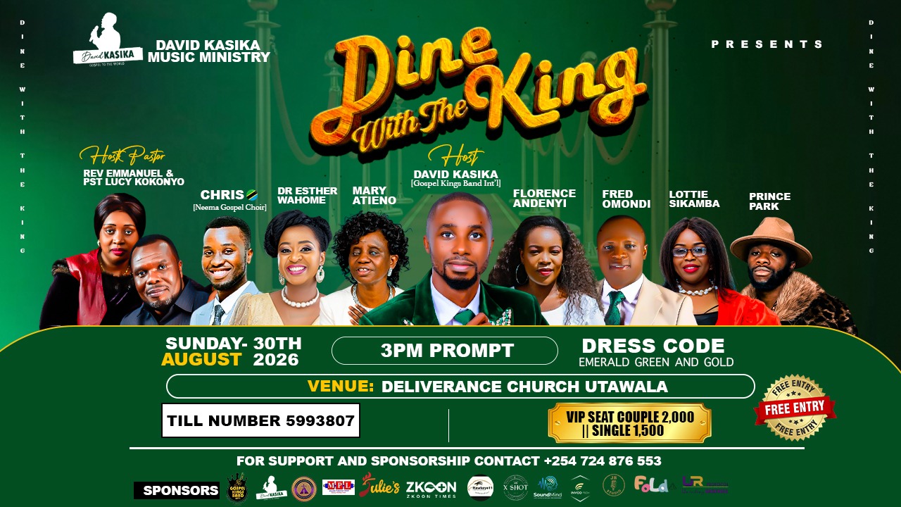 Dine with the King event poster